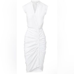 Veronica Beard Ruched Shirt Dress new with tags